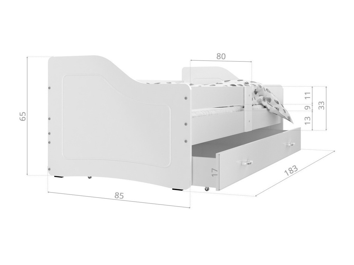 Bed Aurora 137 (Roze)