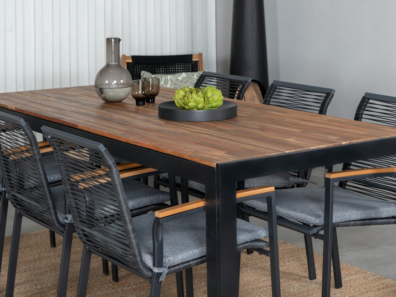 Tafel en stoelen set Dallas 1059