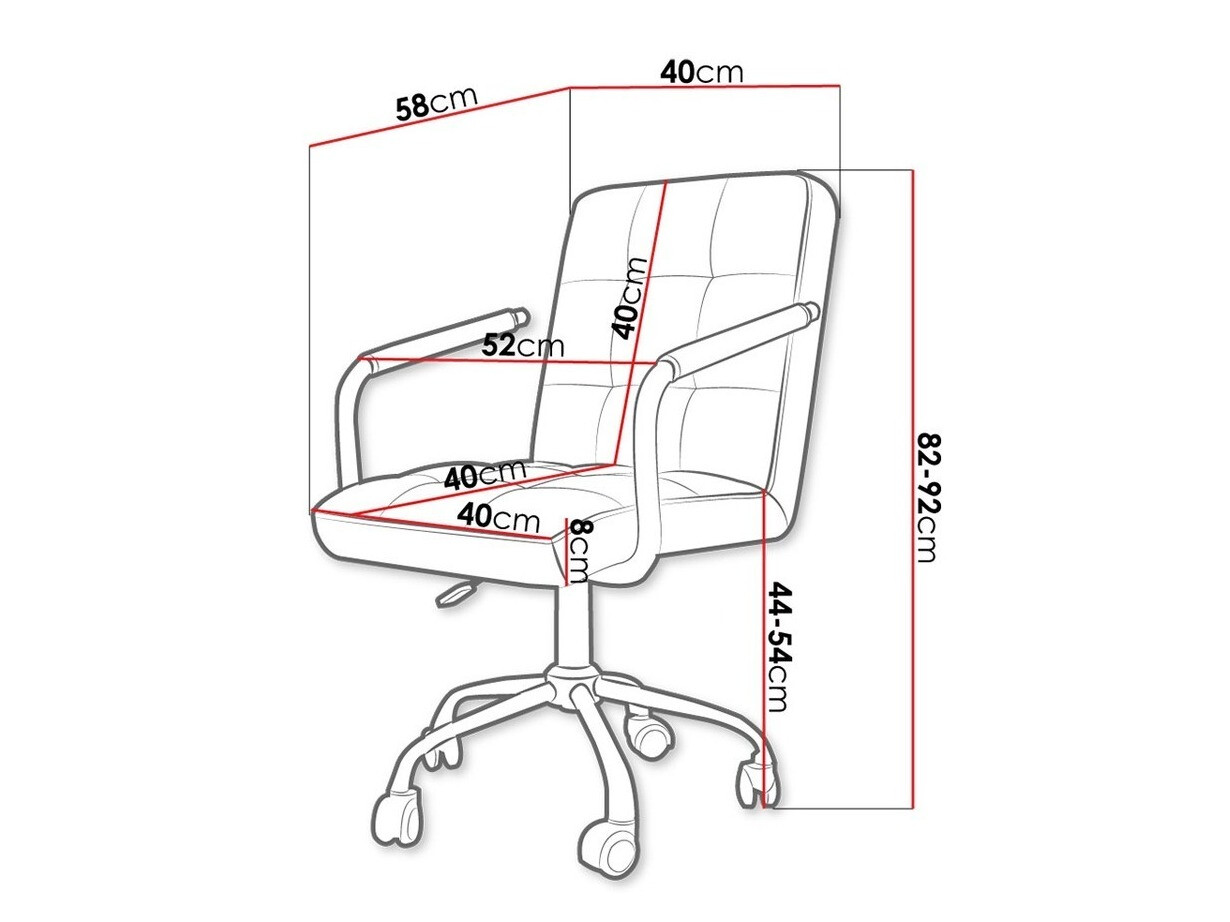 Bureaustoel Comfivo 339 (Wit)