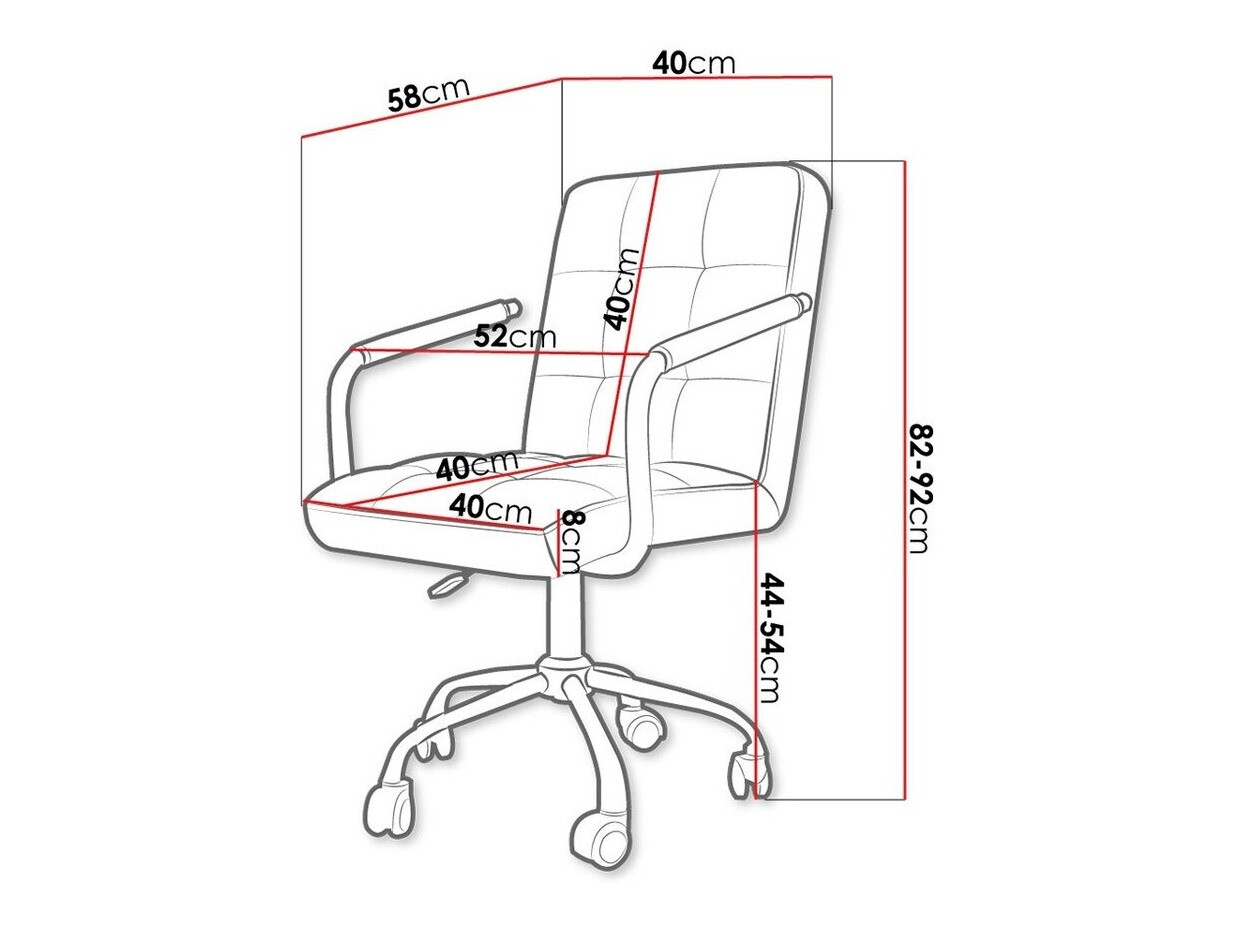 Bureaustoel Comfivo Hilaritas I (Zwart)