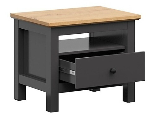 Slaapkamer set Sordoro 123 (Grafiet + Artisan eiken)