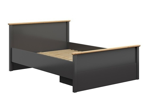 Slaapkamerset Sordoro 123 (Grafiet + Artisan eiken)