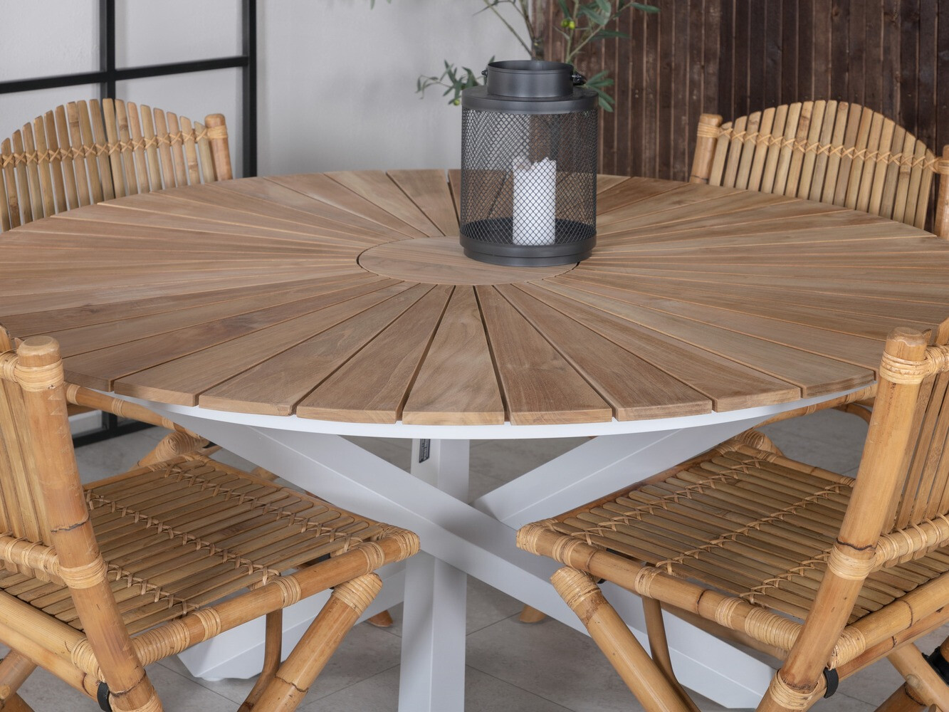 Tafel en stoelen set Dallas 572