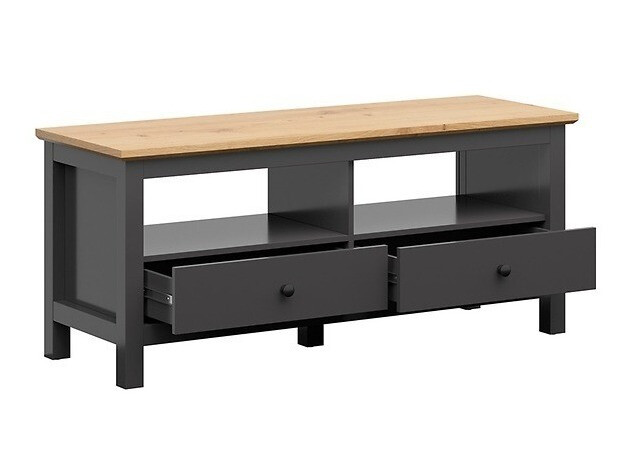 Woonkamerset Sordoro 125 (Grafiet + Artisan eiken)