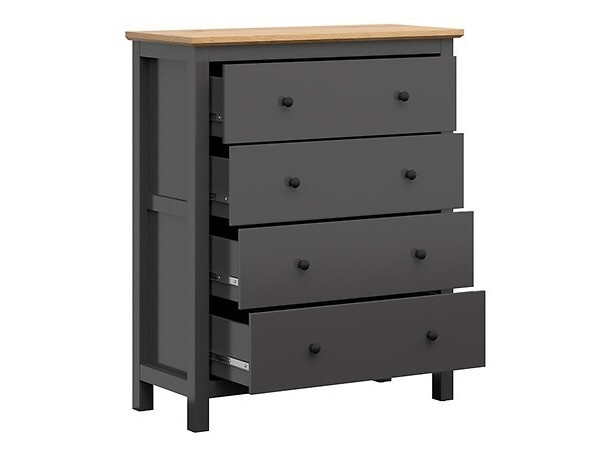 Woonkamerset Sordoro 125 (Grafiet + Artisan eiken)