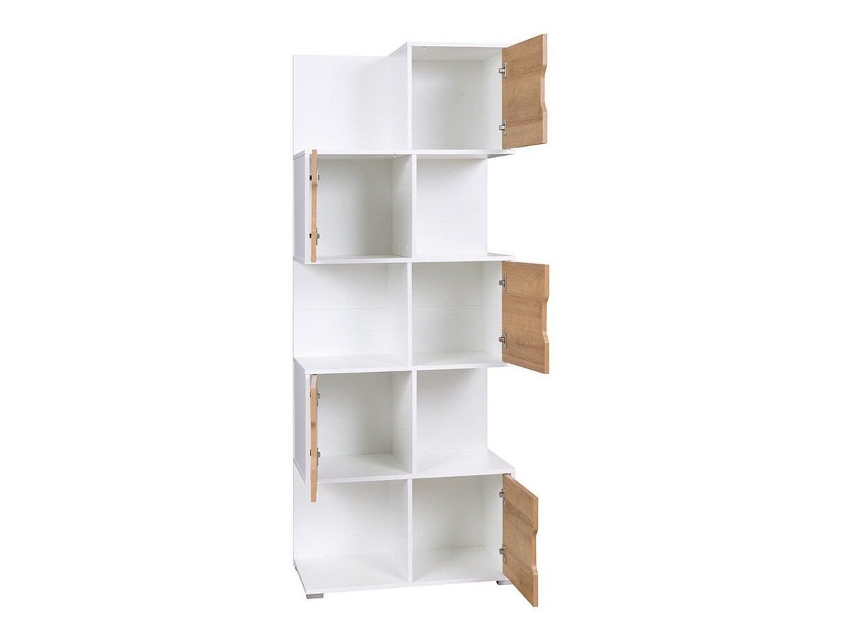 Woonkamerset Providence H116 (Grafiet + Artisan eiken + Wit)