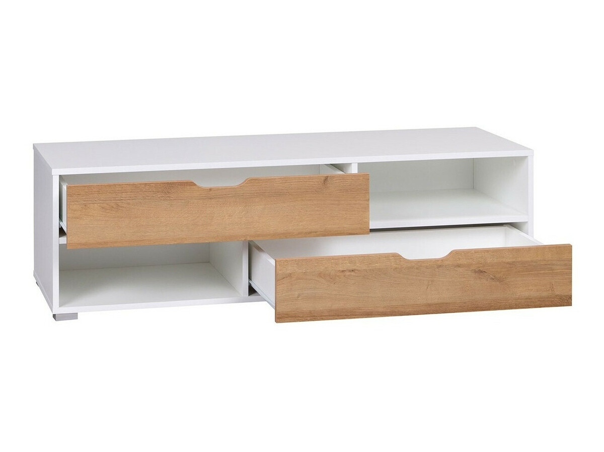 Woonkamerset Providence H116 (Grafiet + Artisan eiken + Wit)