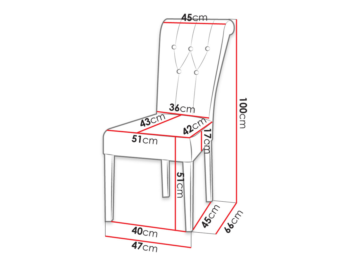 Stoel Racine 106 (Wit + Magic Velvet 2216)