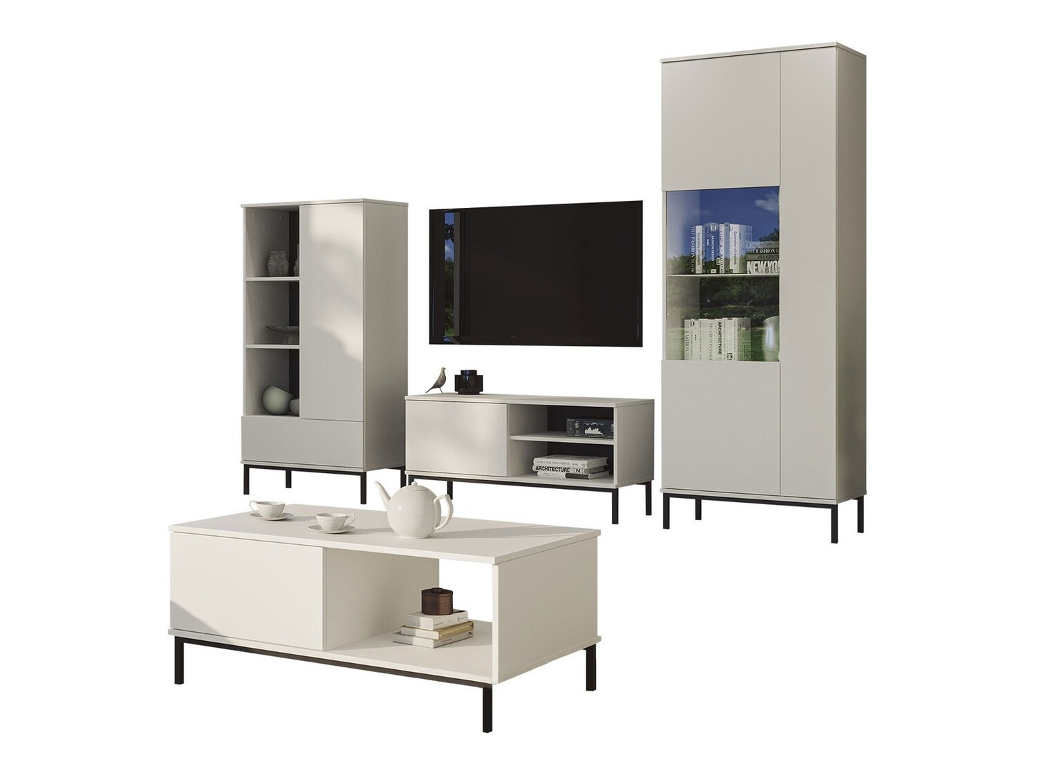 Woonkamerset Lomsore 109 (Wit)