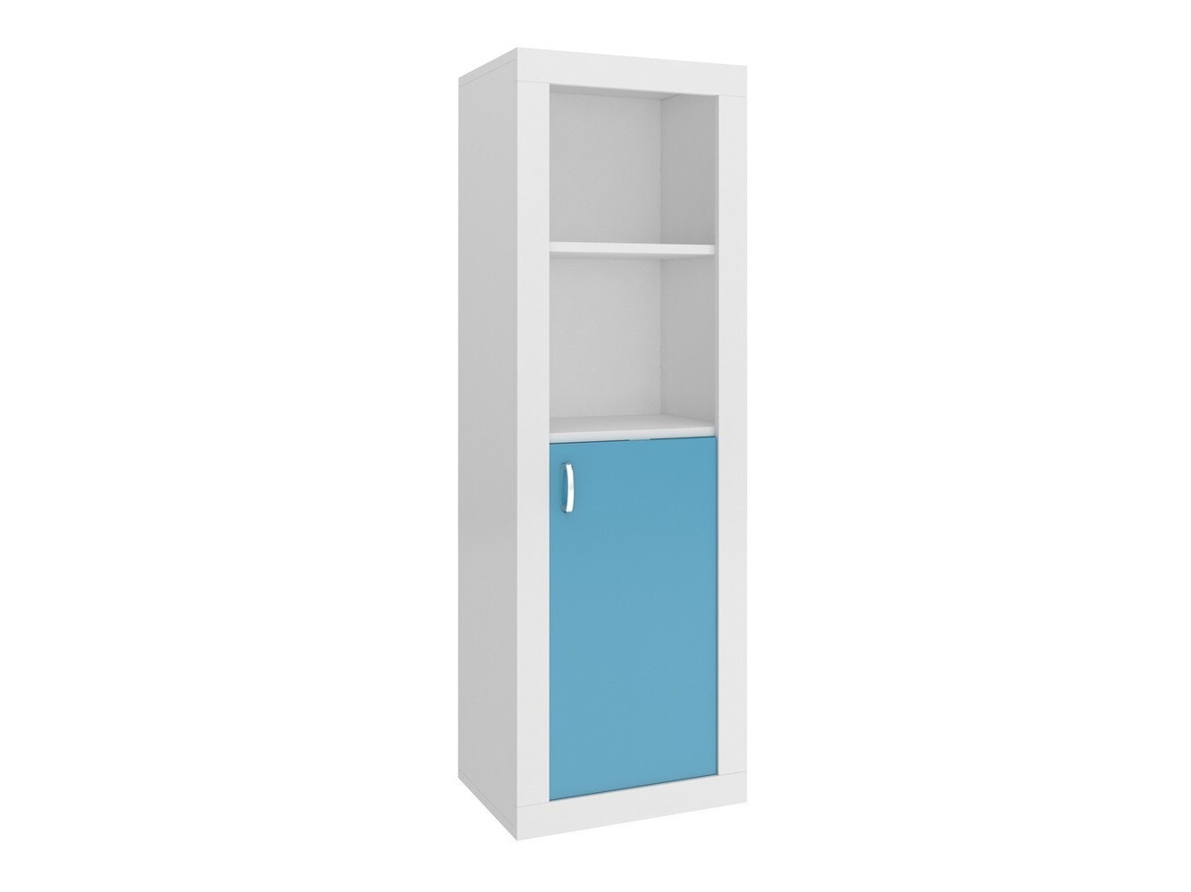 Boekenkast Tentive 105 (Wit + Blauw)