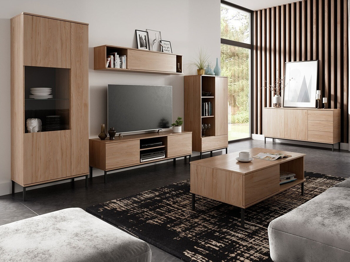 Woonkamerset Lomsore 107 (Licht hout)