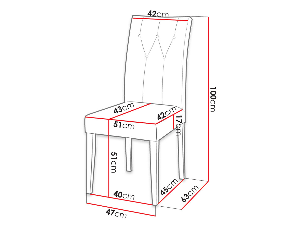 Stoel Racine 108 (Wit + Magic Velvet 2250)