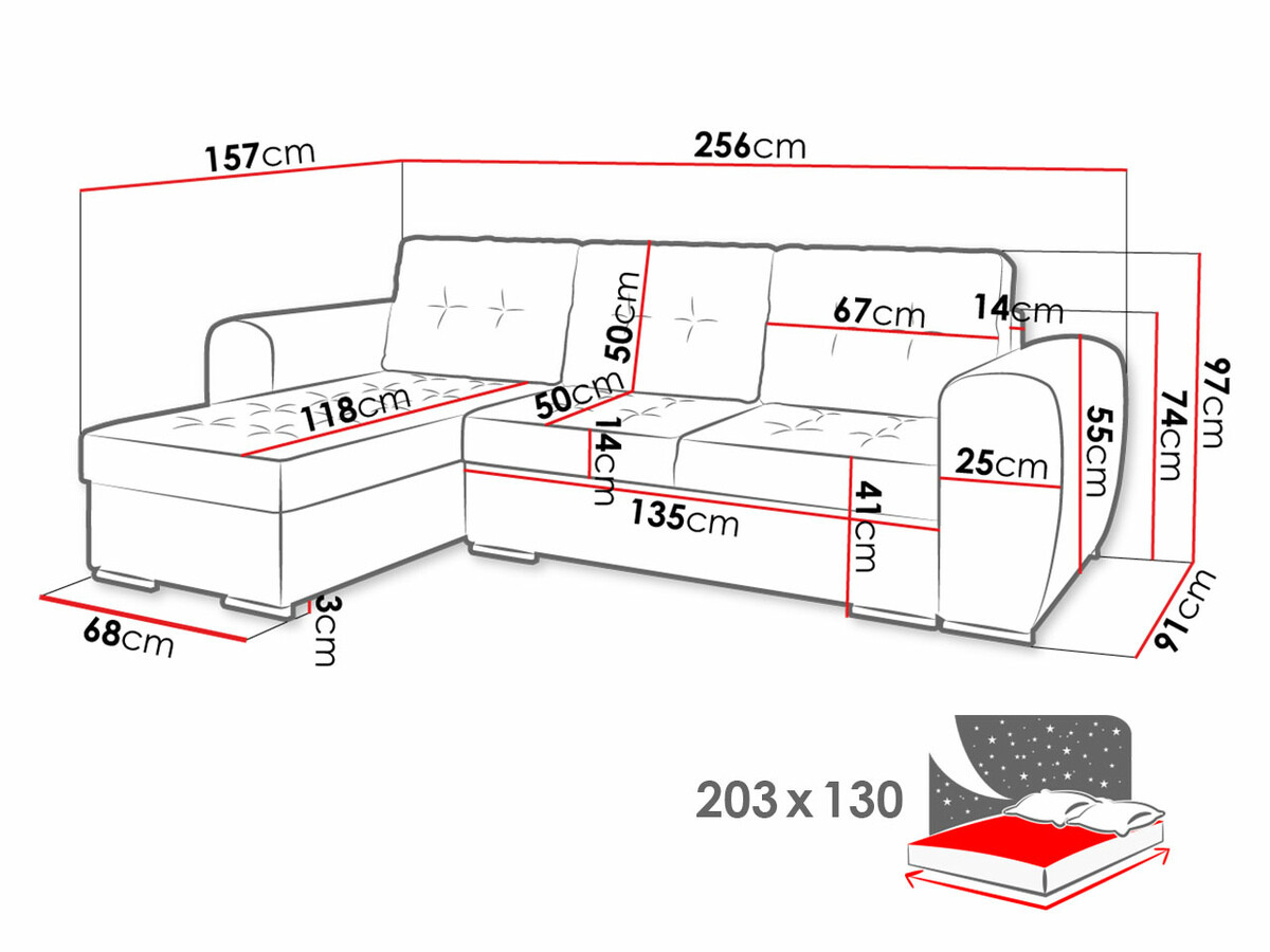 Hoekbank Muncie 109 (Monolith 09)