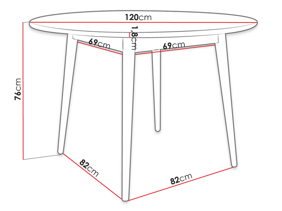 Tafel Racine 118 (Bruin)