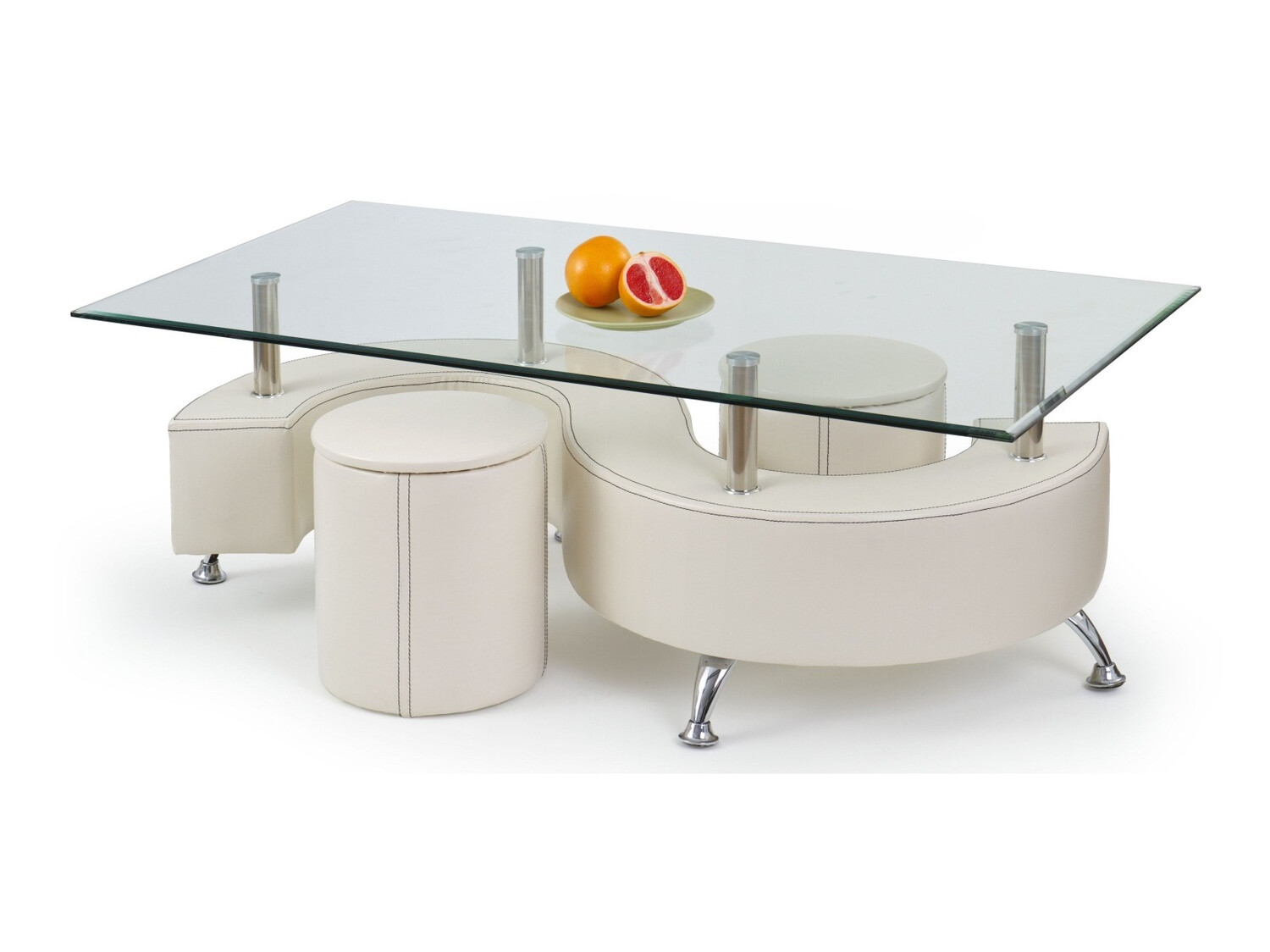 Salontafel Houston 203 Met poefs