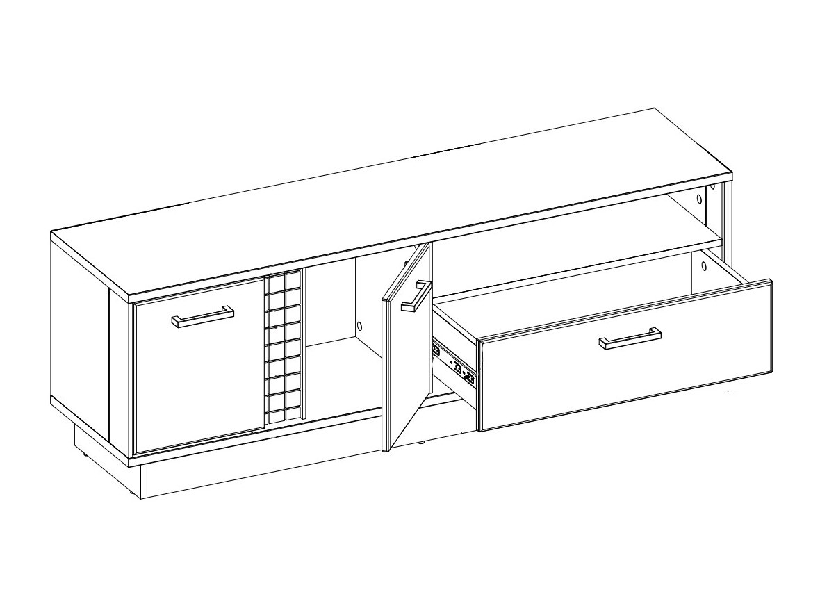 TV-meubel Dunvelo 100