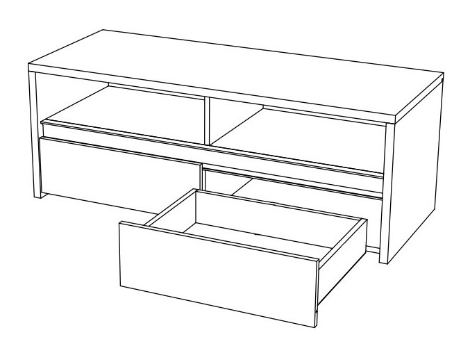 TV-meubel Nolveru 100