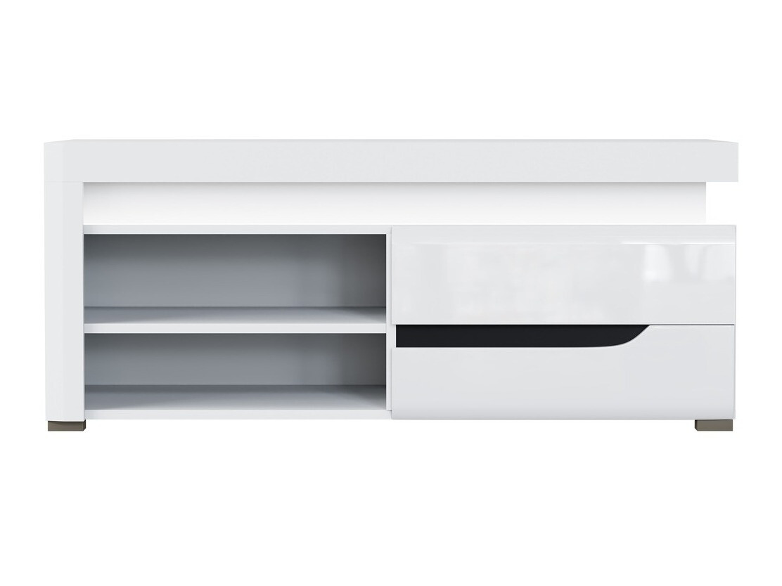 TV-meubel Revelmi 100 (Glanzend wit + Wit)