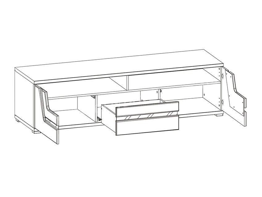 TV-meubel Soretru 100 (Moer)