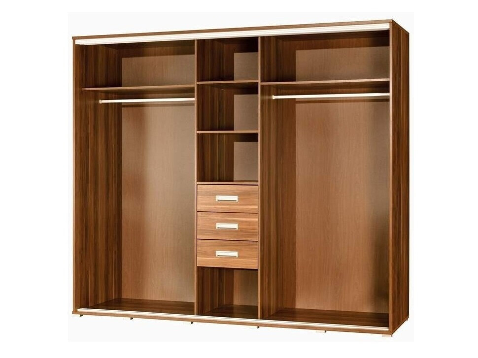 Kledingkast Murrieta 102 (Wengé)