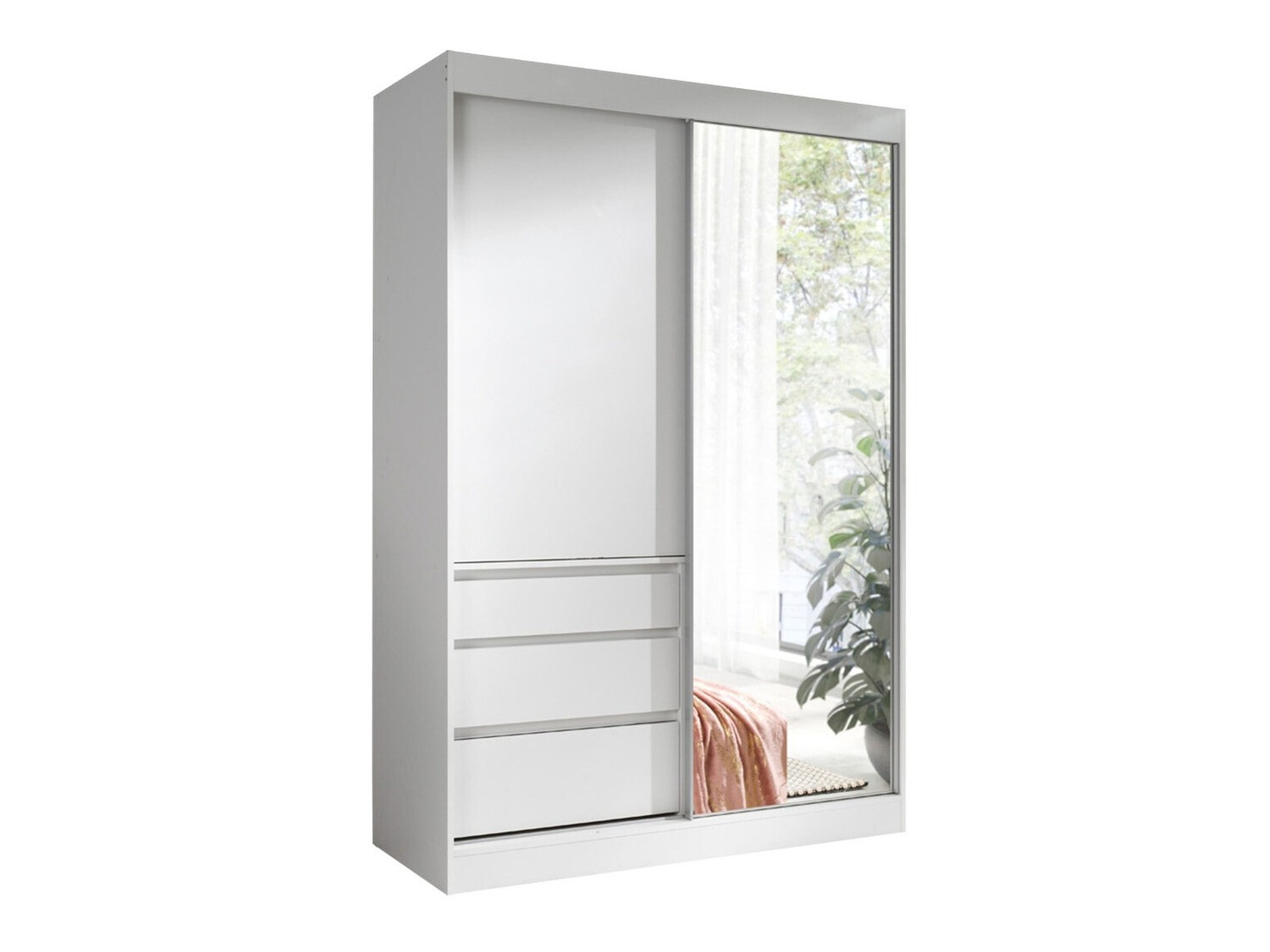 Kledingkast Toledo 115 (Wit)