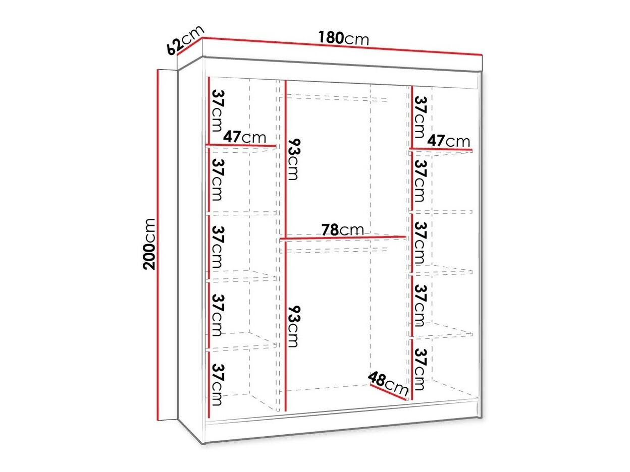 Kledingkast Hartford 227