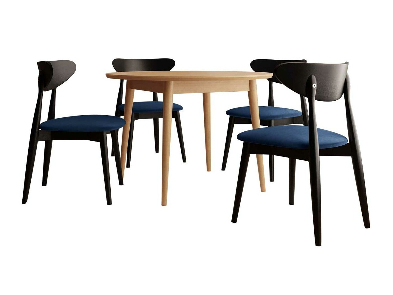 Eetkamerset Racine 134 (Bruin)