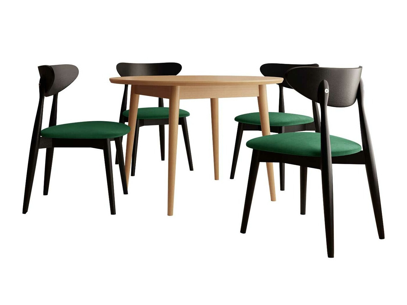 Eetkamerset Racine 134 (Bruin)