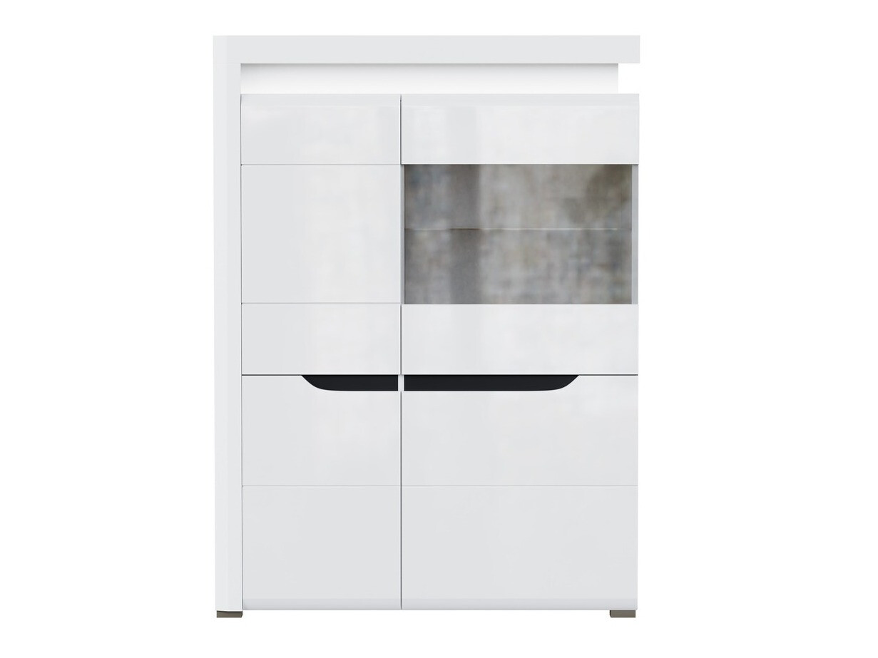 Dressoir Revelmi 104 (Glanzend wit + Wit)