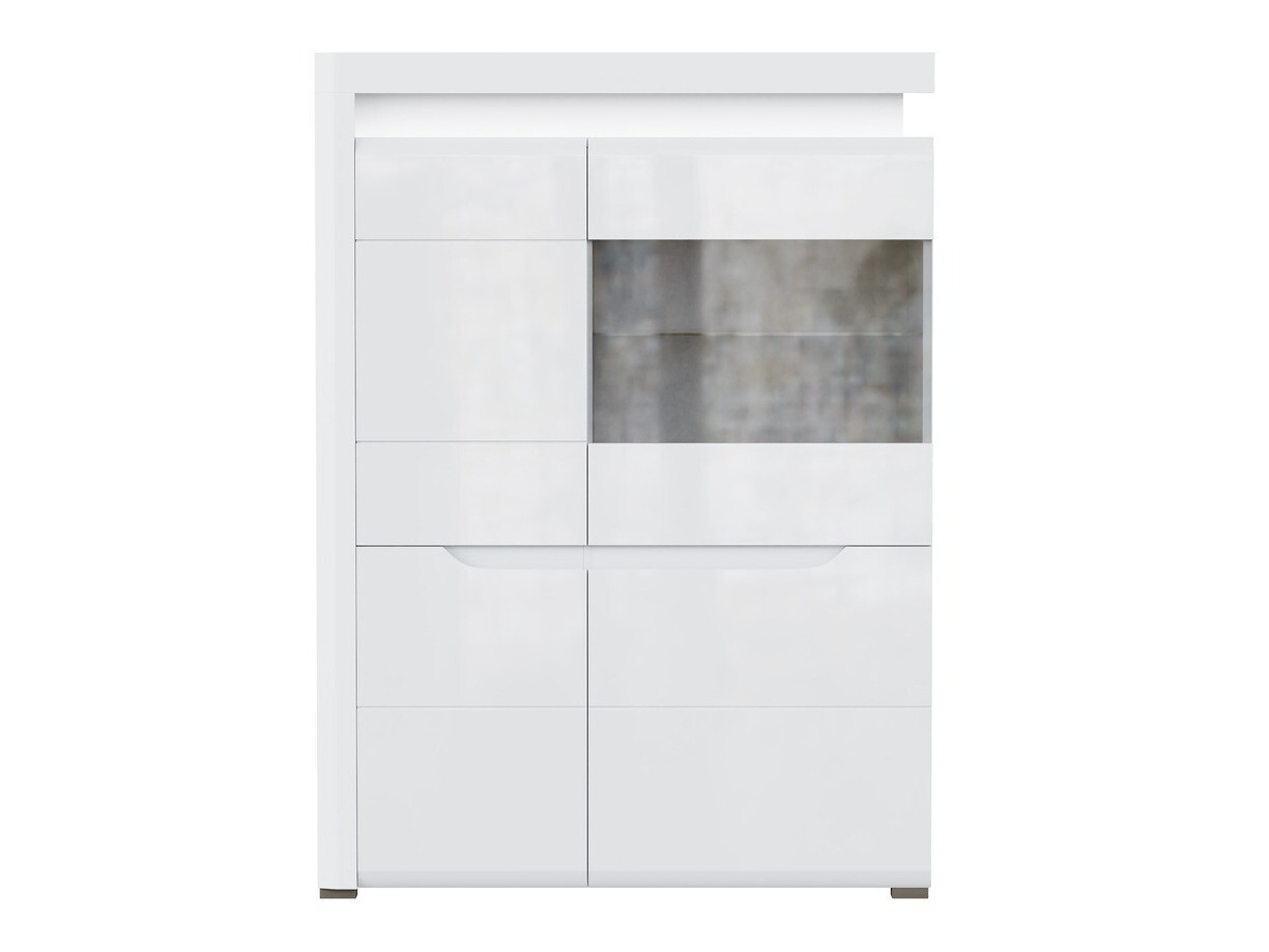 Dressoir Revelmi 104 (Glanzend wit + Wit)