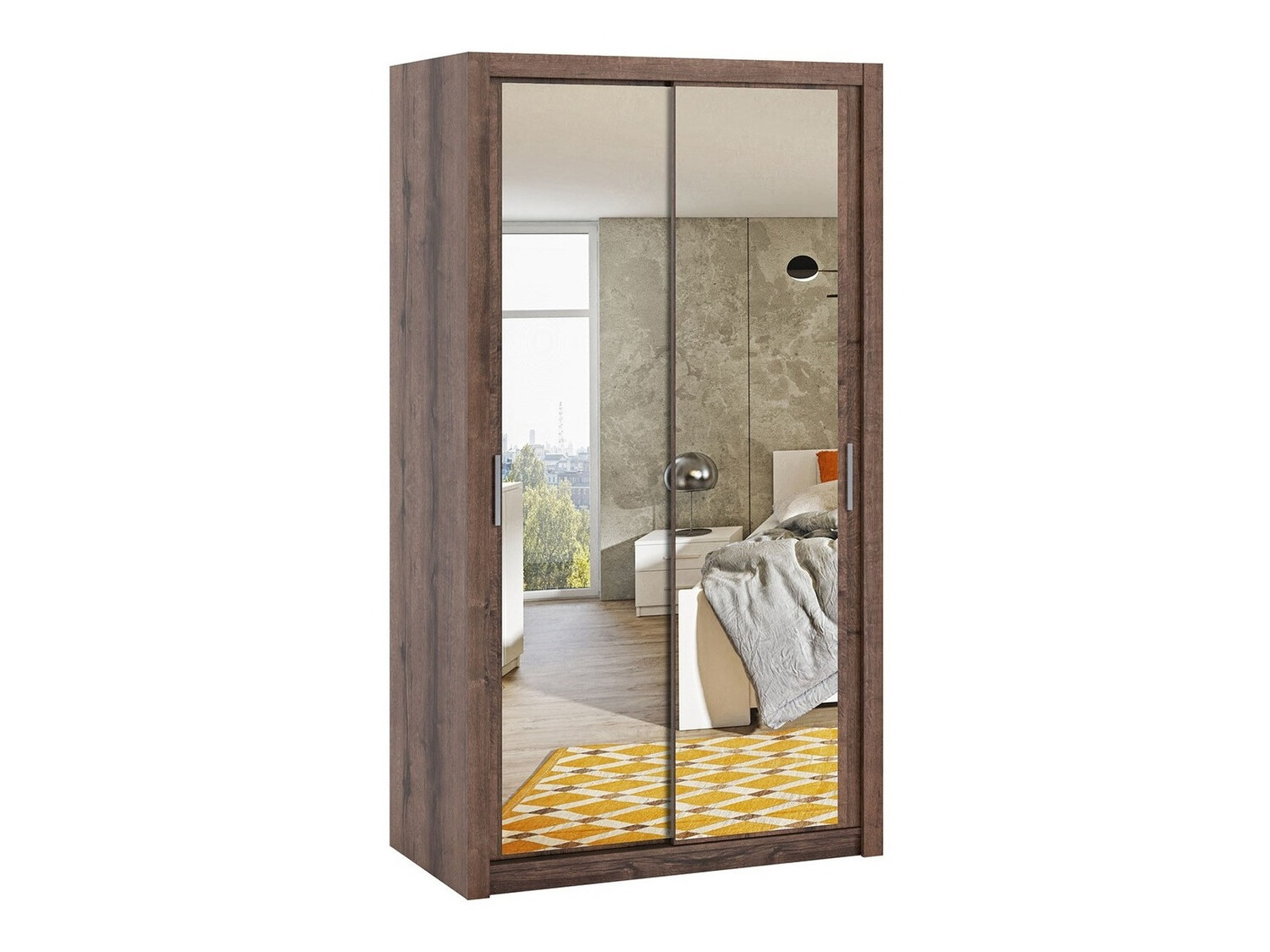 Kledingkast Catromi 104 (Klooster eik)