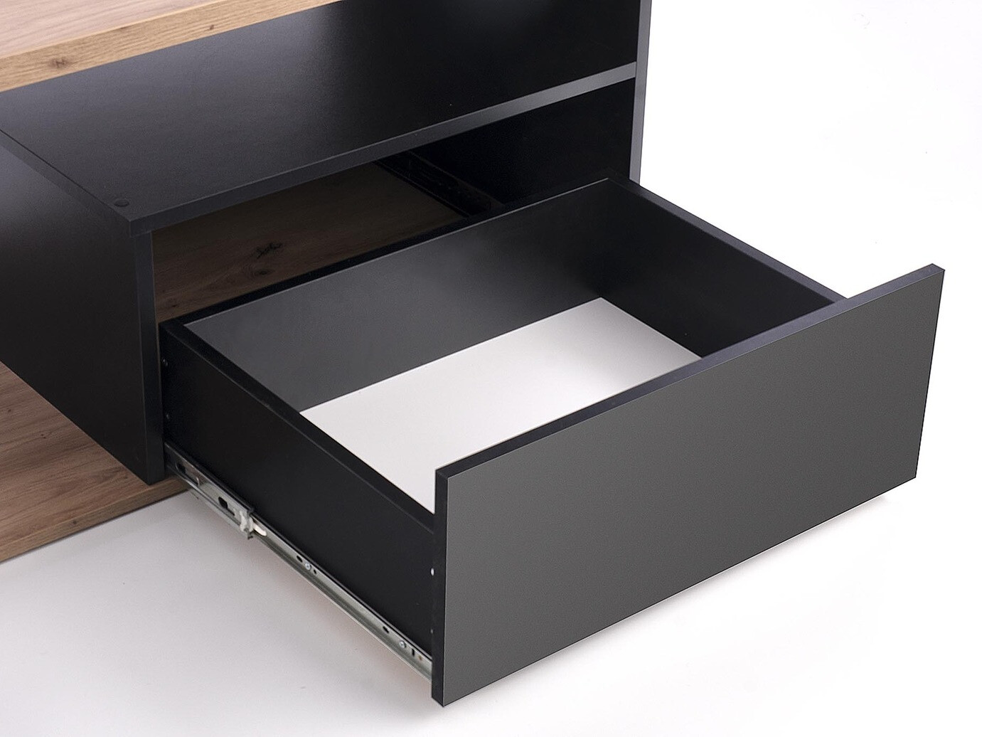 Salontafel Houston 954 (Wotan eik + Zwart)