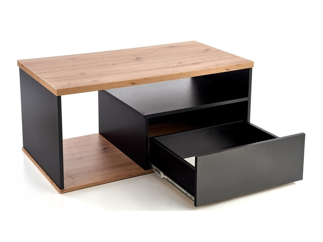 Salontafel Houston 954 (Wotan eik + Zwart)