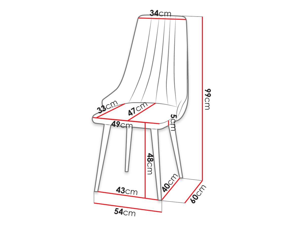 Eetkamerset Racine 135 (Glanzend zwart + Glanzend wit)