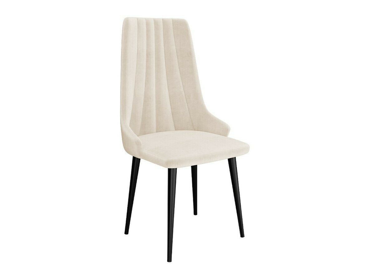 Eetkamerset Racine 135 (Glanzend zwart + Glanzend wit)