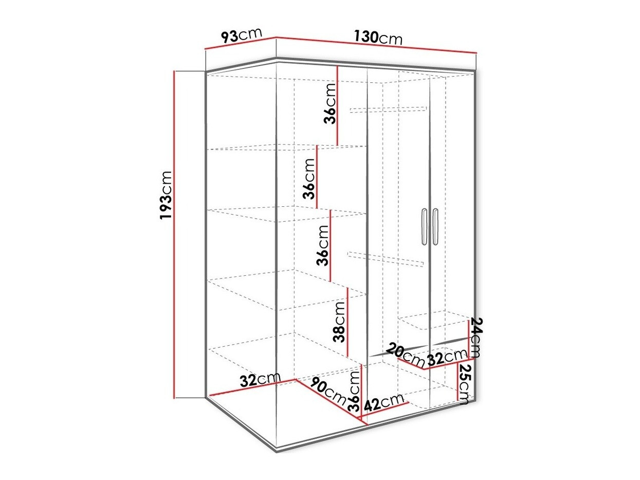 Kledingkast Veravie 132