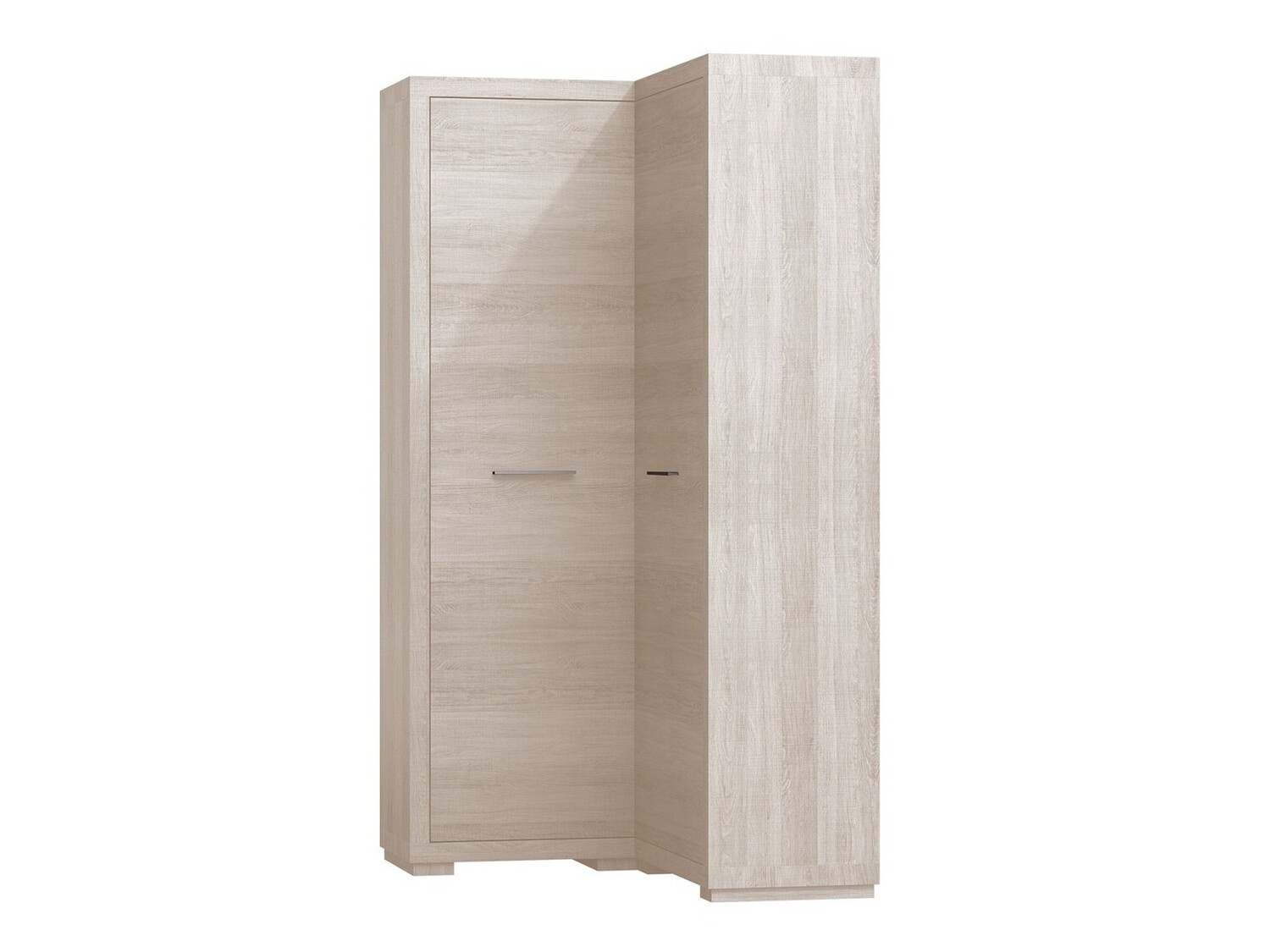 Hoekkledingkast Fiomeri 127 (Eik Santana)