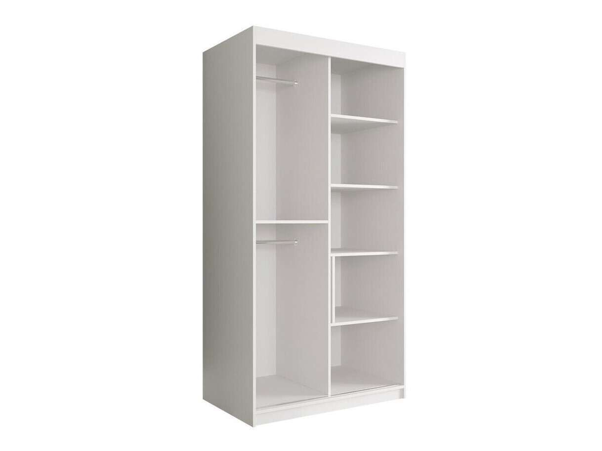 Kledingkast Hartford 240 (Matzwart + Zwart marmer)