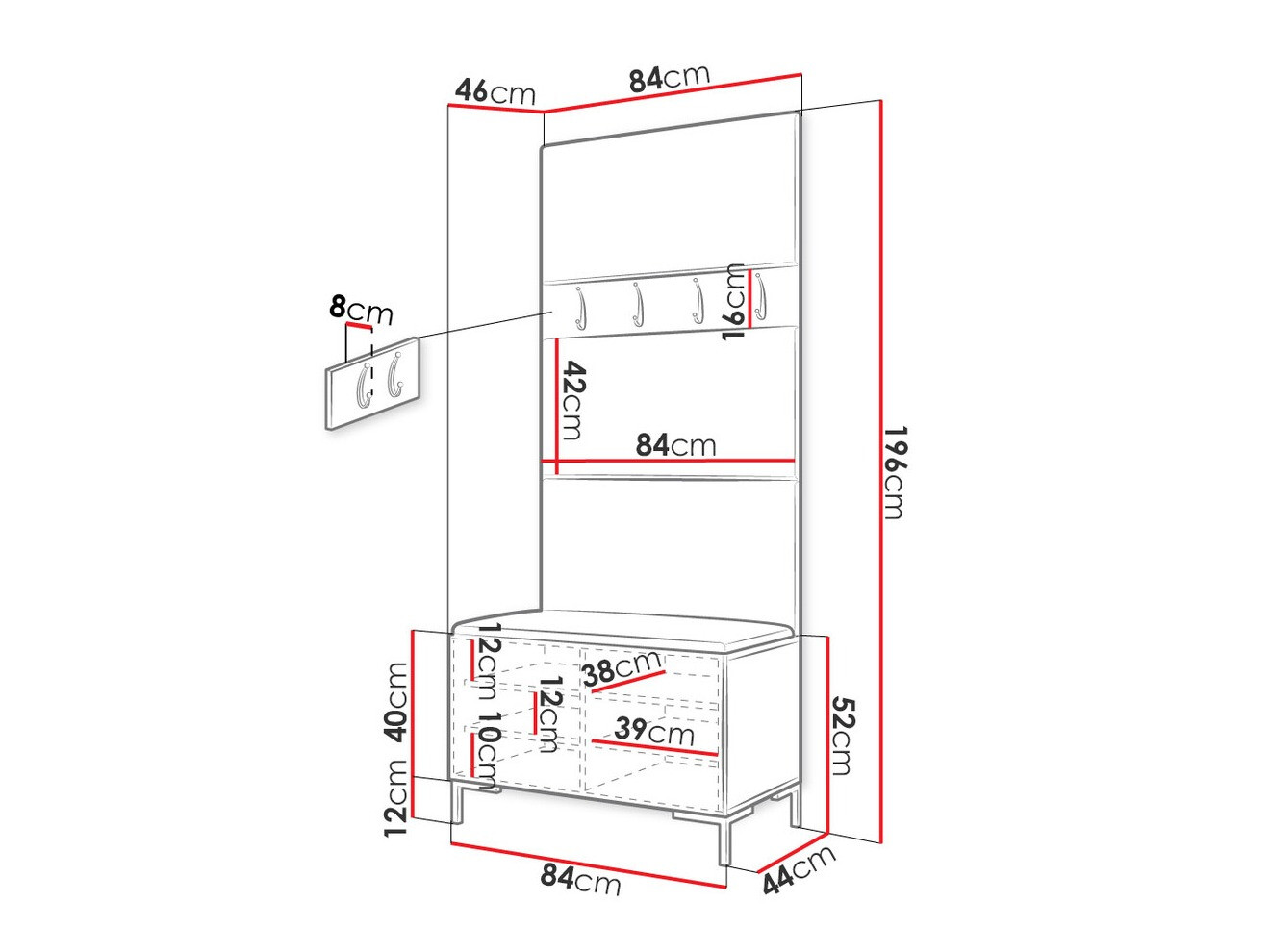 Gangmeubelset Tivsoa 102 (Manila 02)