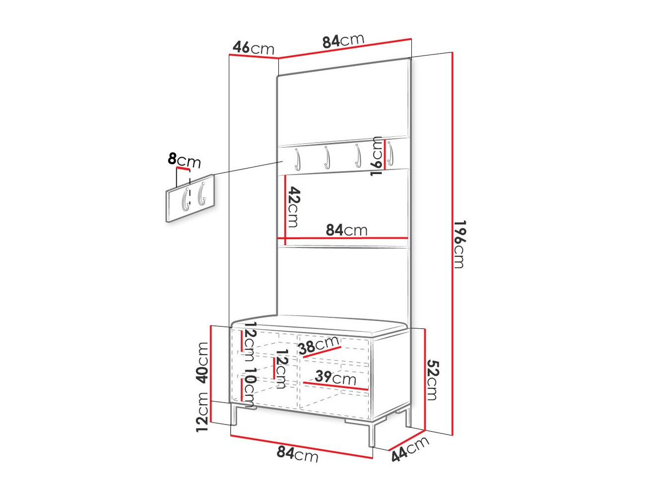 Gangmeubelset Tivsoa 102 (Manila 09)