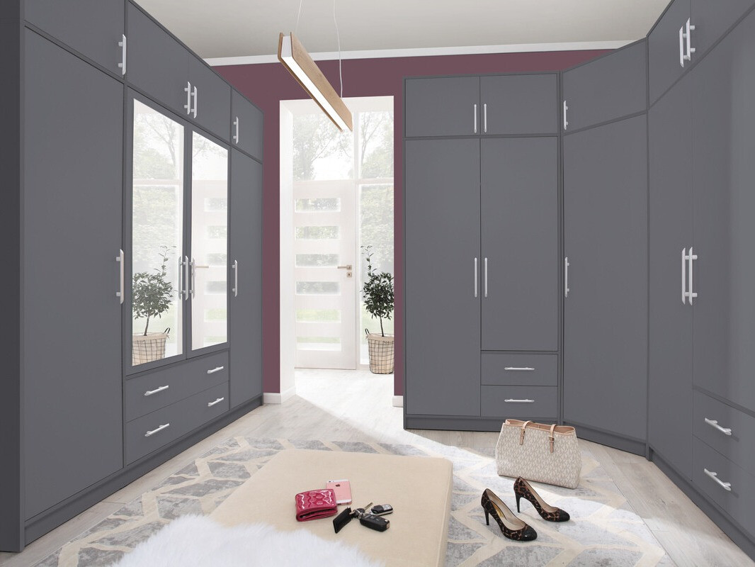 Kledingkast Cavmero 101 (Antraciet)