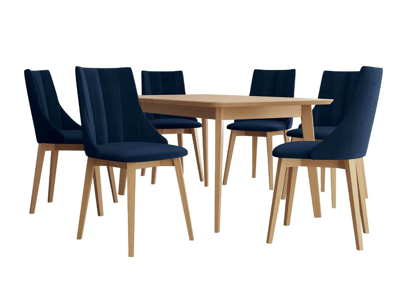 Eetkamerset Racine 139 (Bruin + Magic Velvet 2216)