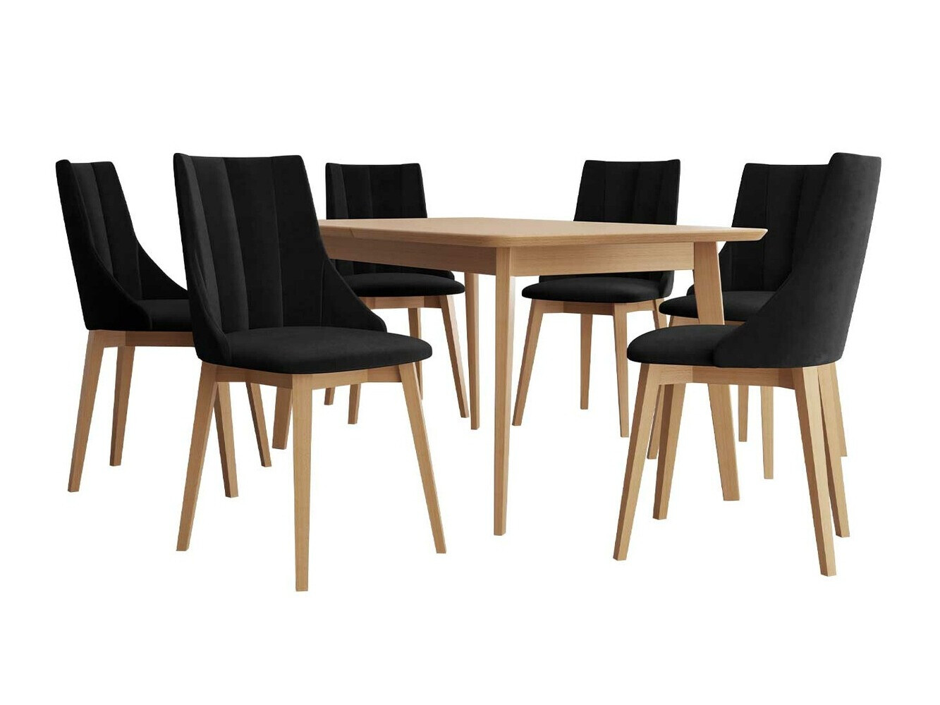 Eetkamerset Racine 139 (Bruin + Magic Velvet 2219)