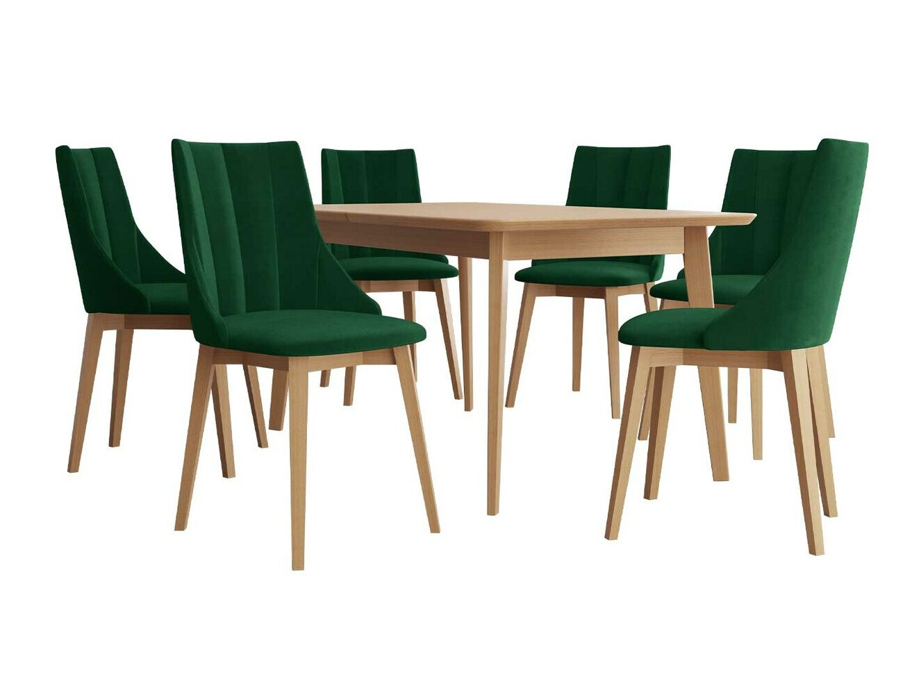 Eetkamerset Racine 139 (Bruin + Magic Velvet 2225)