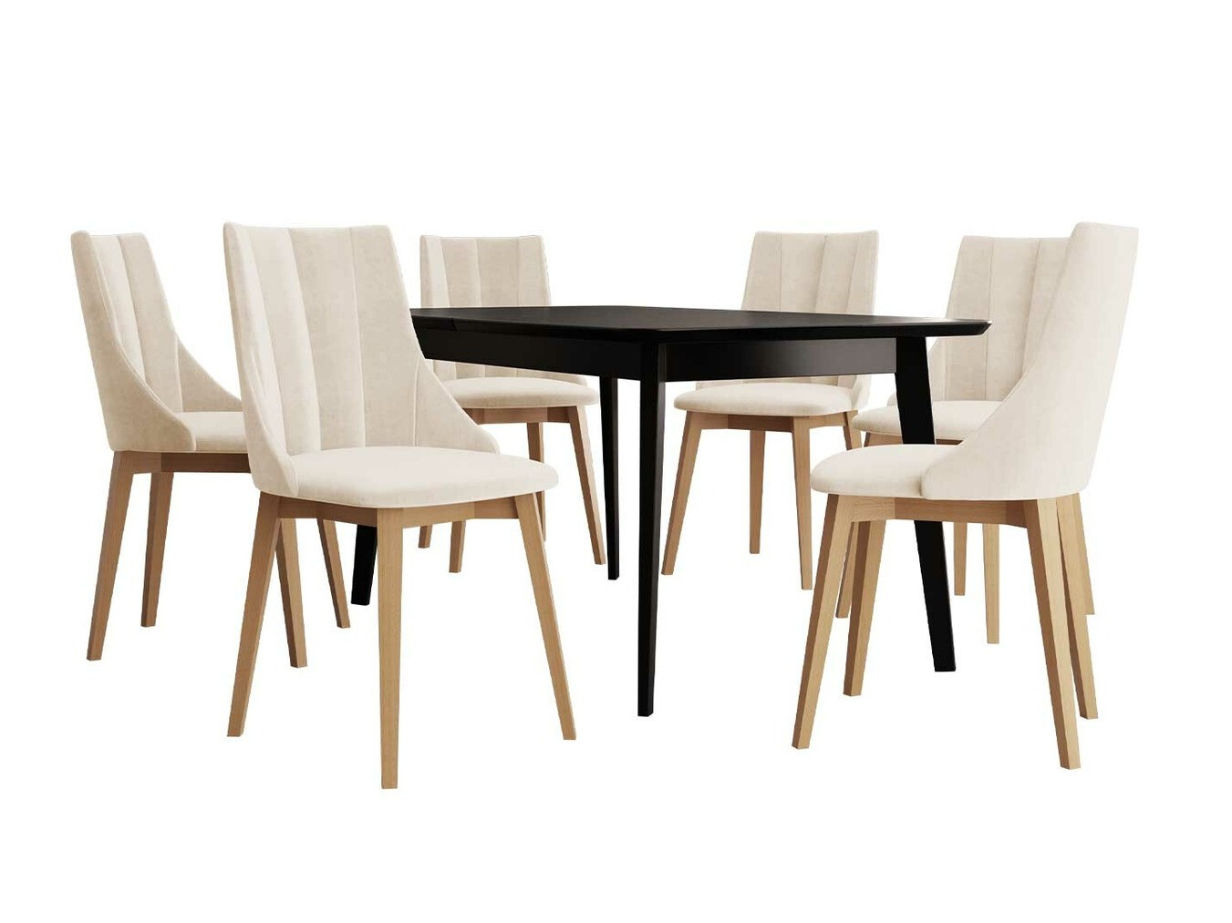 Eetkamerset Racine 139 (Bruin + Magic Velvet 2250)