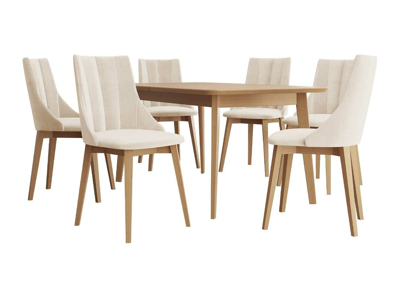 Eetkamerset Racine 139 (Bruin + Magic Velvet 2250)