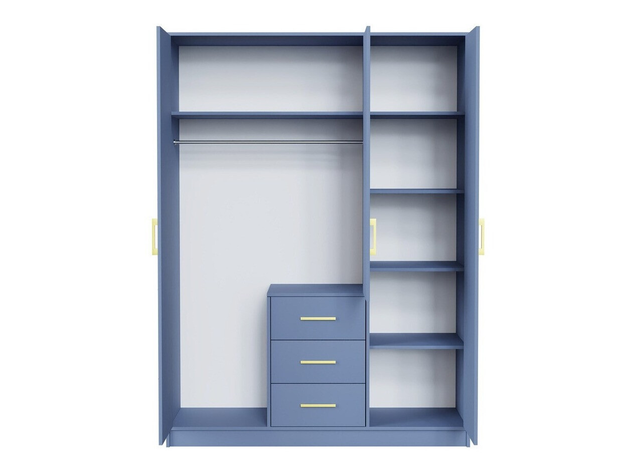 Kledingkast Dortivu 111 (Blauw)