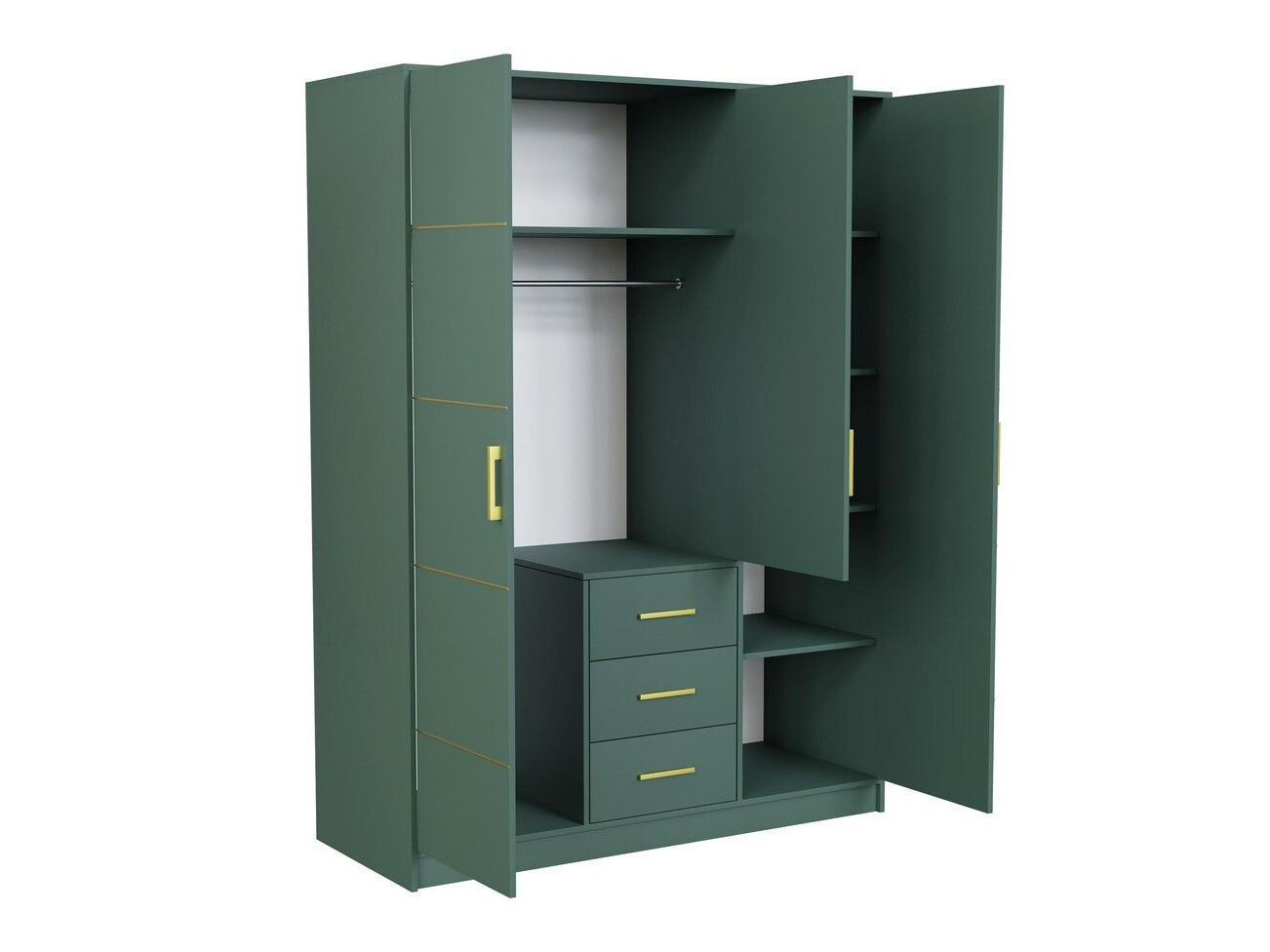 Kledingkast Dortivu 111 (Groen)