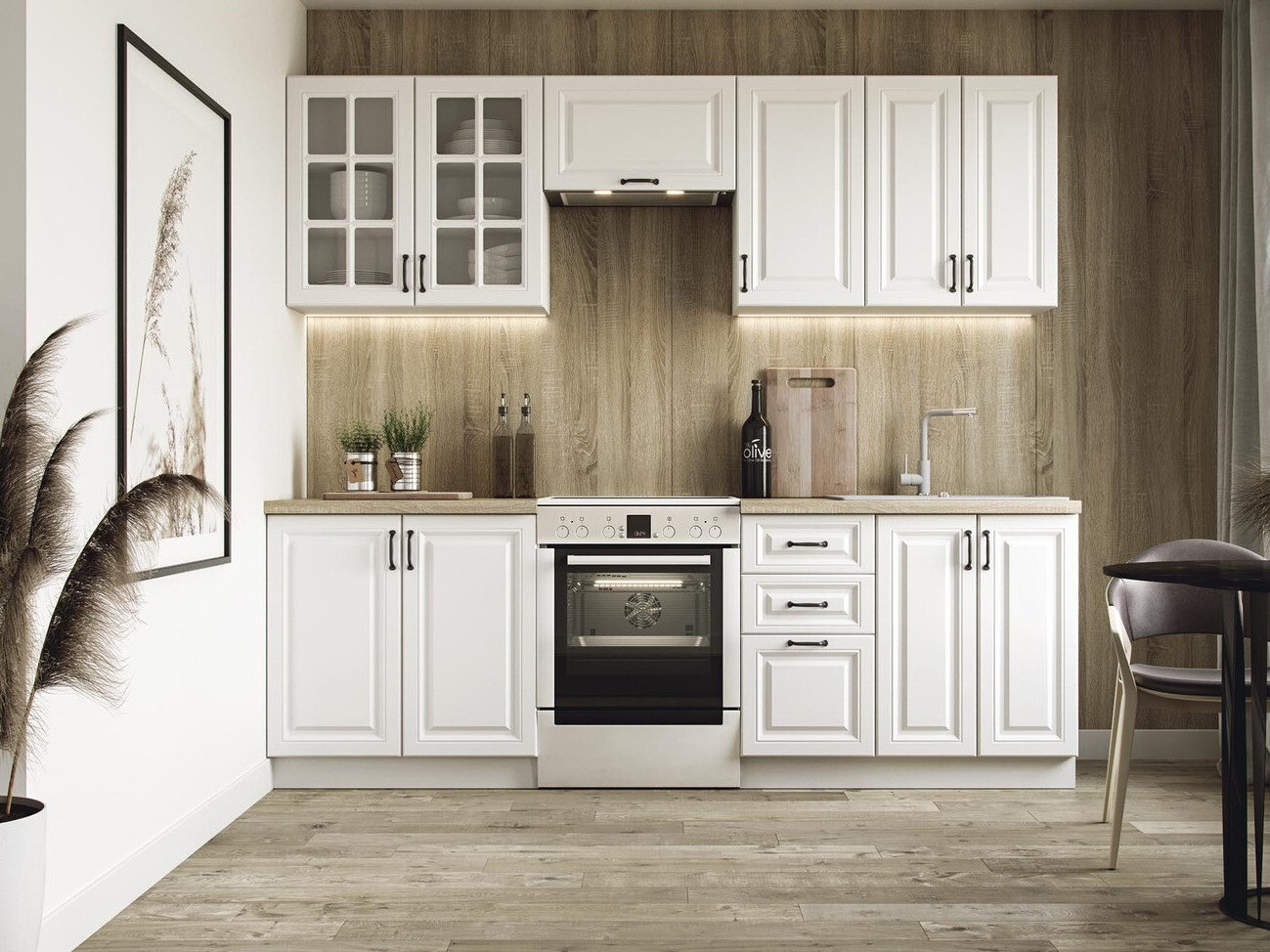 Keukenset Houston 1877 (Wit)