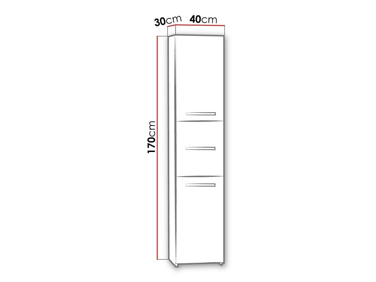 Staand badkamermeubel Comfivo Piscator II